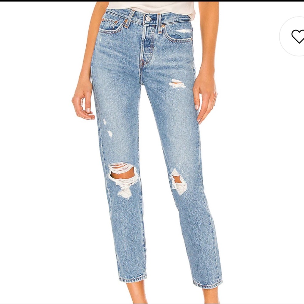 Levi’s distressed jeans